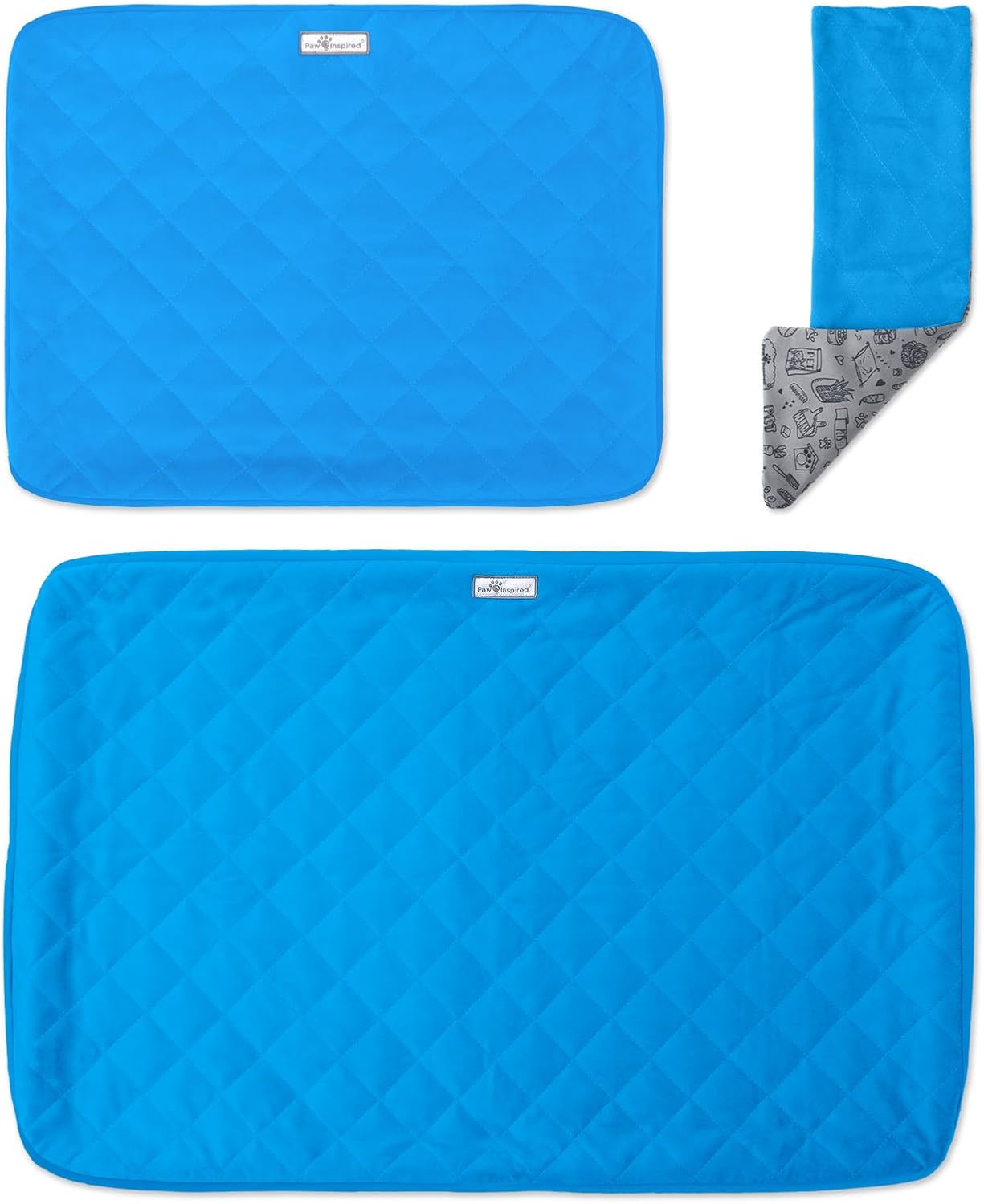 Paw Inspired Fitted Fleece Liners for Ferret Nation, Critter Nation Cage for Ferrets, Rats, Chinchillas, Hedgehogs & Other Small Animals (Gray, Double Unit Set) - Image 10