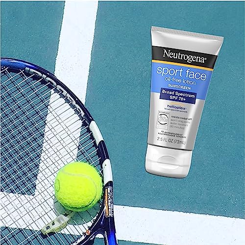 Sweat-resistant Neutrogena sunscreen with Helioplex broad-spectrum UVA UVB defence