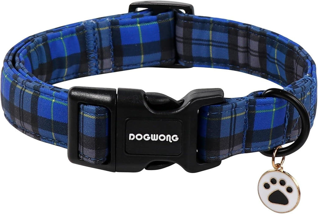 DOGWONG Flower Cotton Dog Collar, Spring Summer Cute Pink Dog Collar Durable Soft Fabric Pet Dog Collars Female Girl Necklace for Small Medium Large Dogs - Image 13
