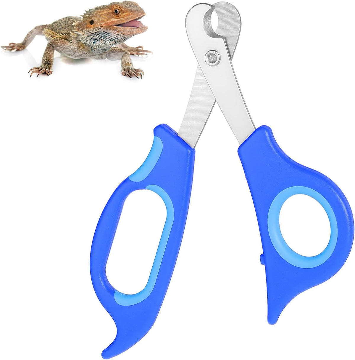 Quilax stainless steel bearded dragon nail clippers front view