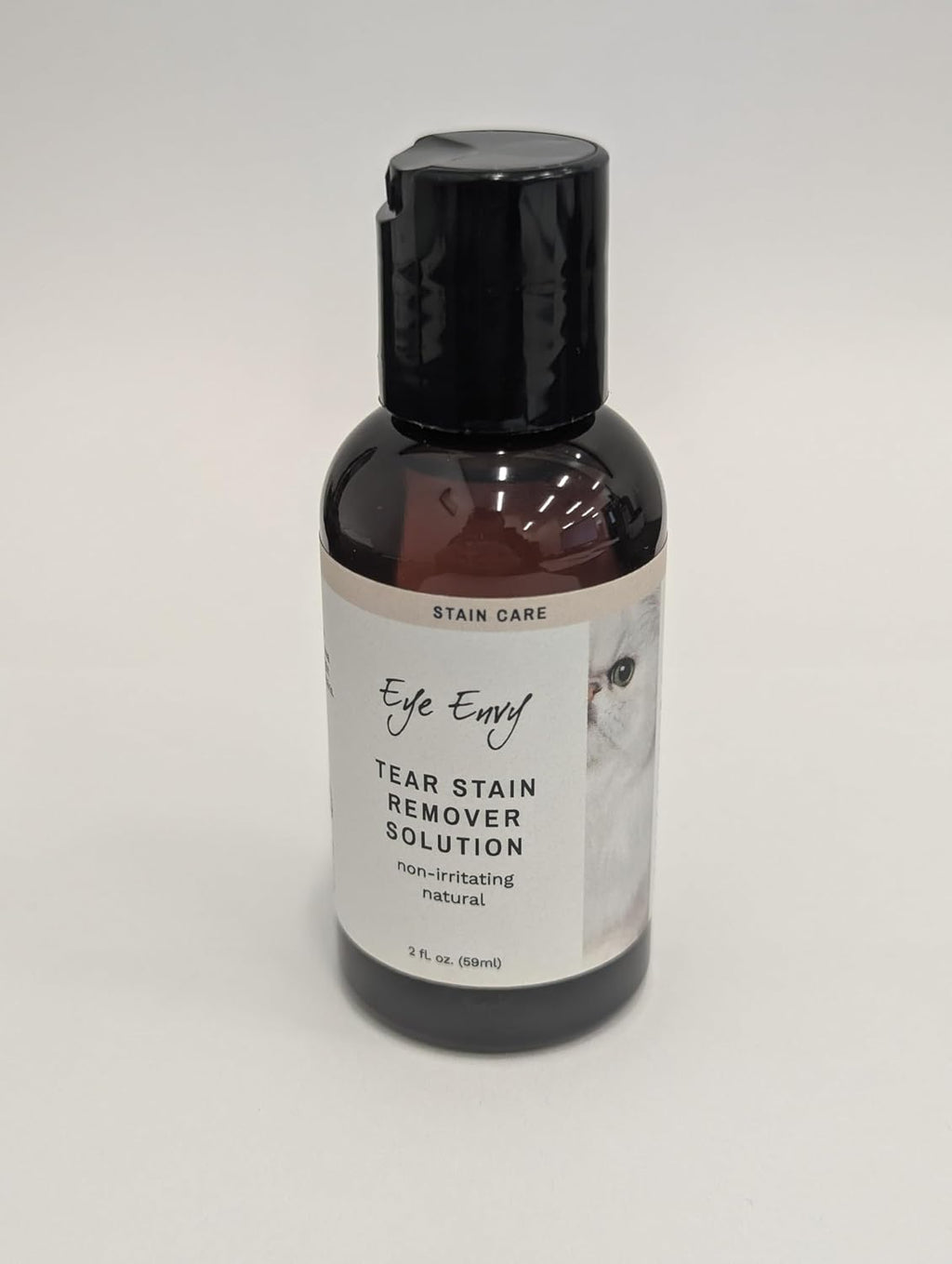 Eye Envy liquid cleanser product label close up