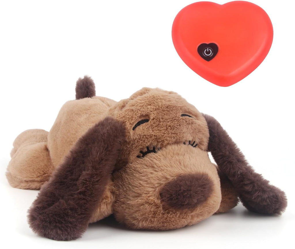 BEVERLYSHARK Beverly Shark Puppy Heartbeat Toy Dog Anxiety Relief Calming Aid Puppy Heartbeat Stuffed Animal Behavioral Training Sleep Aid Comfort Soother Plush Toy for Puppies Cats - Image 11
