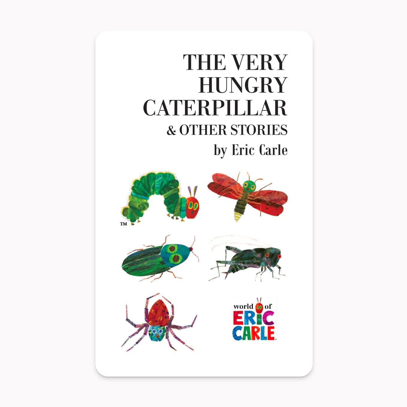 Yoto The Very Hungry Caterpillar audio card front view showing colorful butterfly graphic