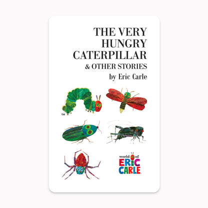 Yoto The Very Hungry Caterpillar audio card front view showing colorful butterfly graphic