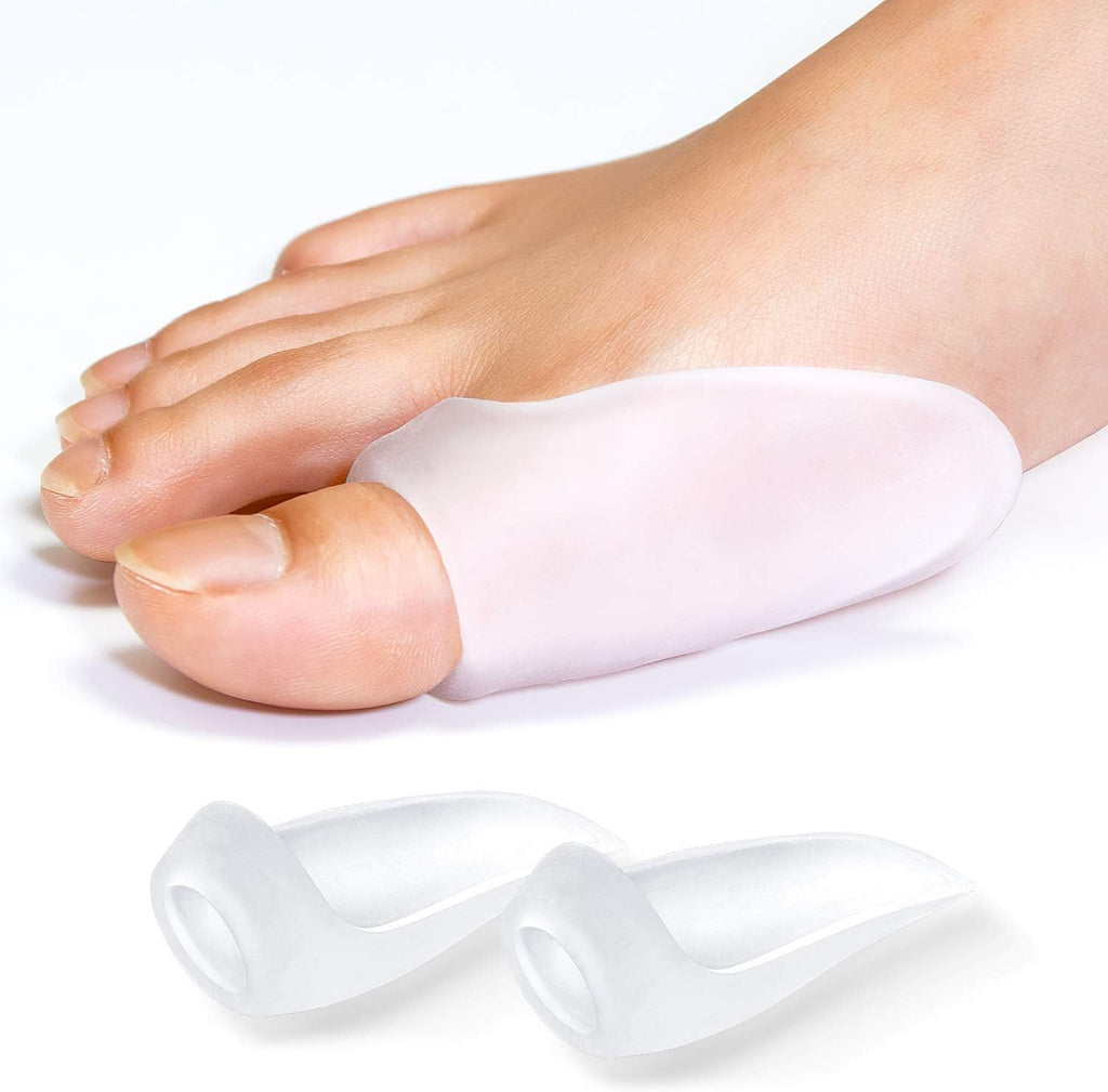 Promifun Gel Bunion Protector Shield front view for big toe pain relief.