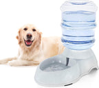 Leptzoa large breed self dispensing pet food and water station showing full scale dimensions