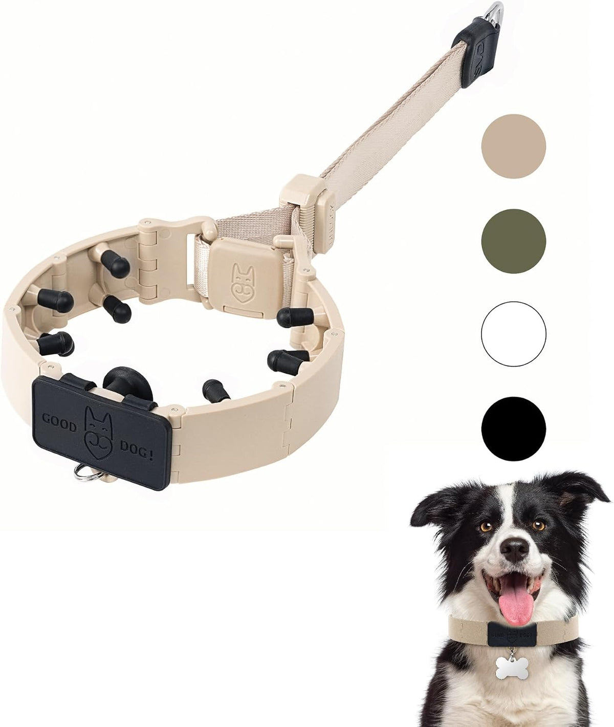 SVD.PET Dog Prong Collar for No-Pull Training, Quick-Release Buckle Adjustable Pinch Collar for Small Dogs (Black, Small Size, Suitable Neck Girth 7"-10") - Image 12