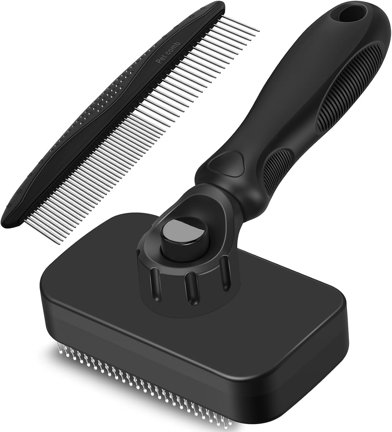 2PCS Self Cleaning Slicker Brush & Dog Comb - Skin Friendly Deshedding Grooming Tool for Dogs, Cats and Small Animals, Professional Deshedding Dematting Tool for Long and Short Haired Pets (Blue) - Image 12