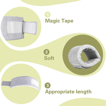 JoyHuaTrade adjustable pet recovery collar close up of breathable cotton material