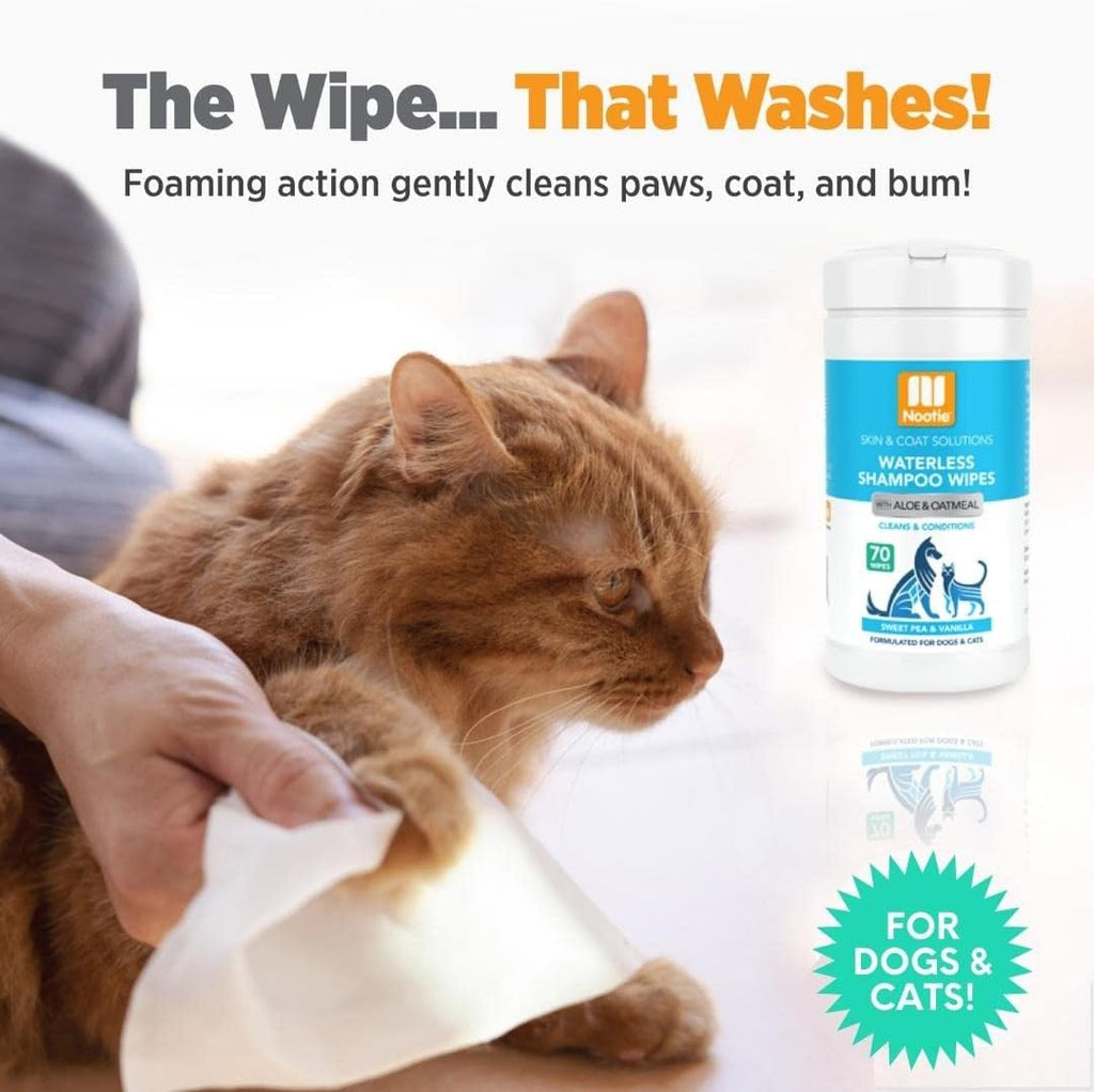Nootie dog and cat wipes lifestyle application
