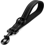 Joytale Strong Short Dog Leash 18 Inch, 1.2 Inch Wide, Heavy Duty, Padded Handle for Traffic Control, Reflective Leash for Medium and Large Dogs Walking Training, Black - Image 12
