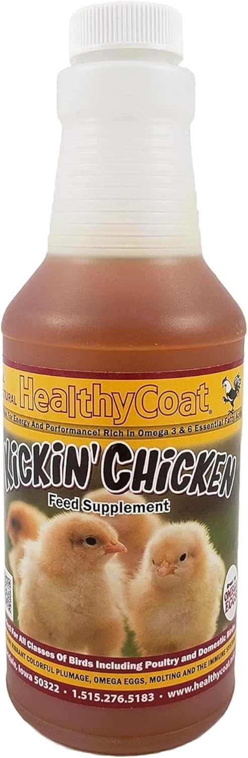 Healthy Coat Kickin' Chicken Feed Supplement: Gallon. Plumage, Skin, Molting, Egg, Immune System, Energy - Image 11