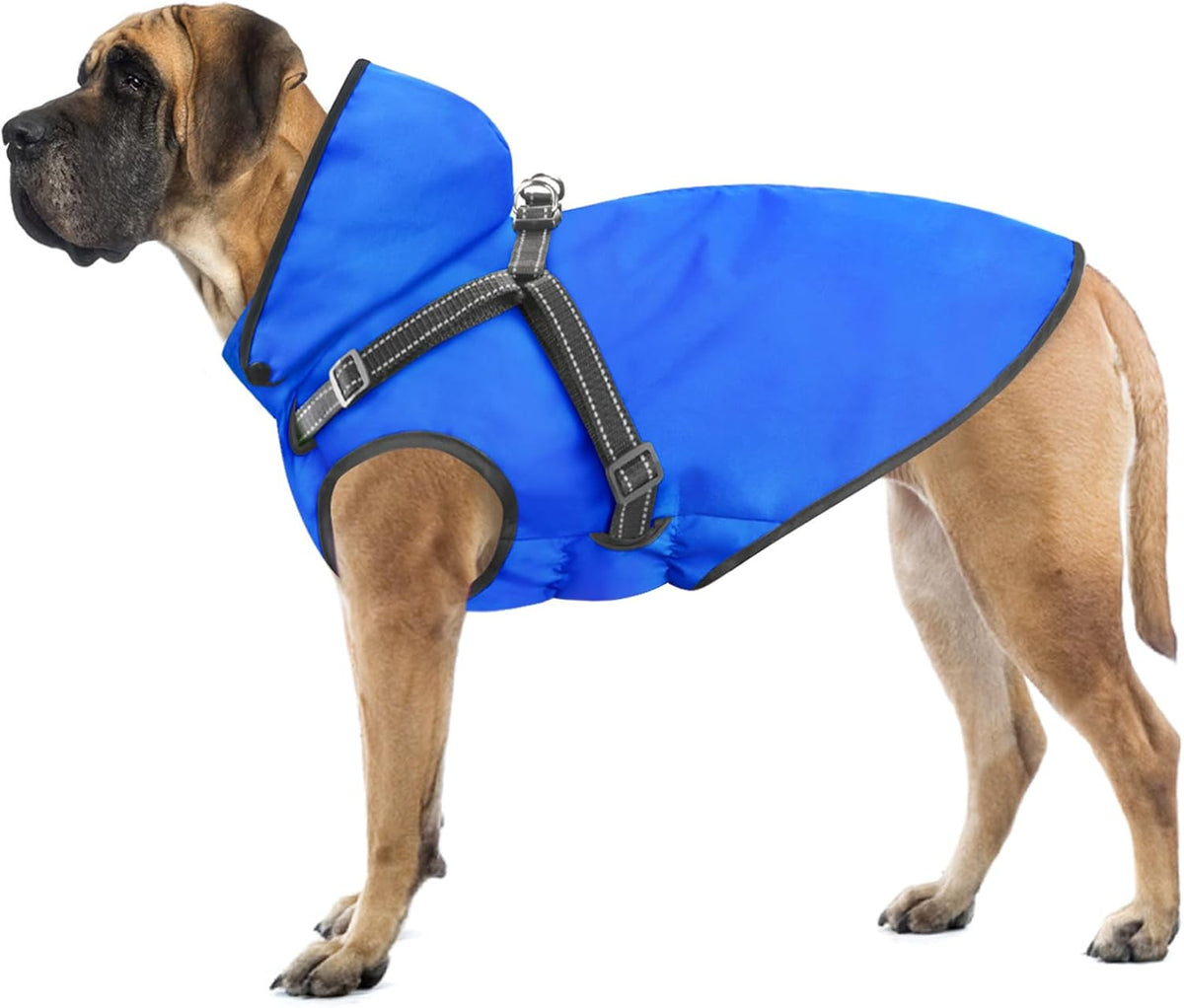Dog Raincoat Waterproof Doggie Hoodie Reflective Dog Raincoat Hooded Adjustable Rain Jacket for Small Medium Large Dogs Puppies Doggie (Yellow, M) - Image 11