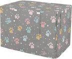 Dog Crate Cover Kennel Cover for Dog Cages Breathable for Wire Cage Indoor Outdoor Checkered Mint Green and White - Image 15
