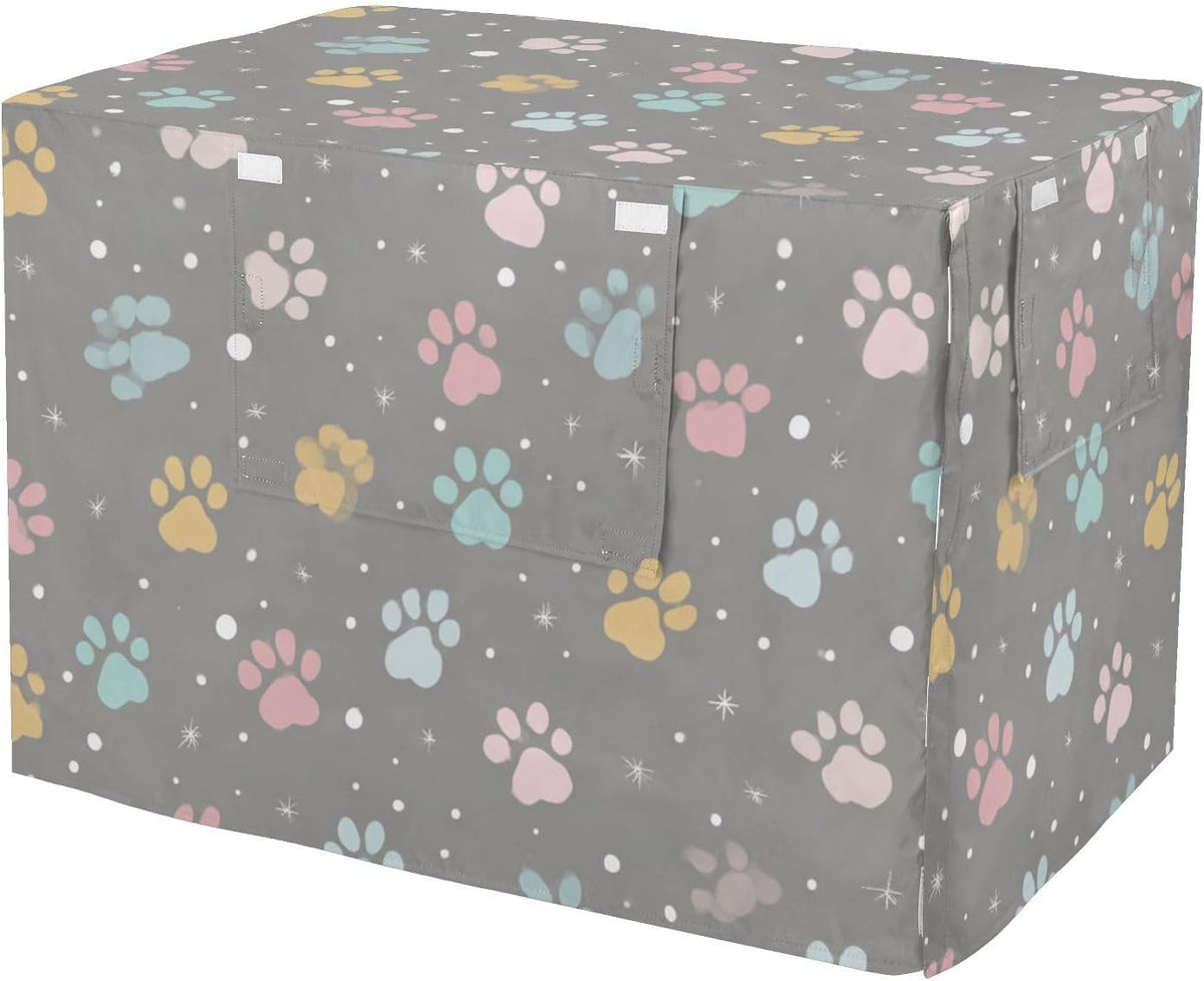 Dog Crate Cover Kennel Cover for Dog Cages Breathable for Wire Cage Indoor Outdoor Checkered Mint Green and White - Image 15