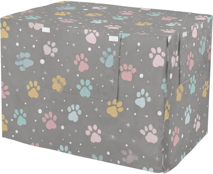 Dog Crate Cover Kennel Cover for Dog Cages Breathable for Wire Cage Indoor Outdoor Checkered Mint Green and White - Image 15