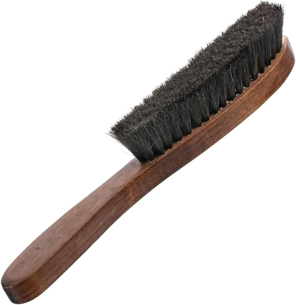 Home-it hat brush with horse hair bristles front view