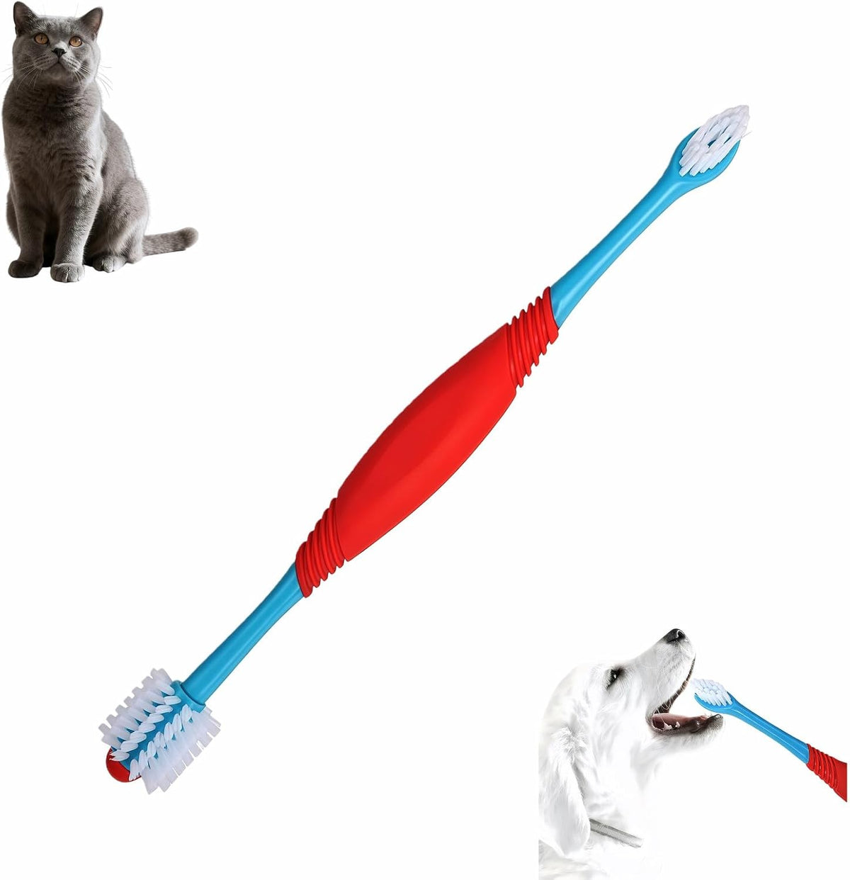 Yayaboqu 360 degree dog toothbrush and dental care kit