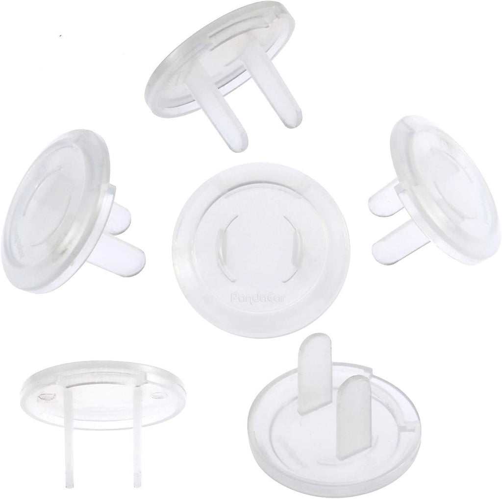 PandaEar 52 pack clear outlet plug covers front view