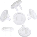 PandaEar 52 pack clear outlet plug covers front view