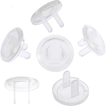 PandaEar 52 pack clear outlet plug covers front view