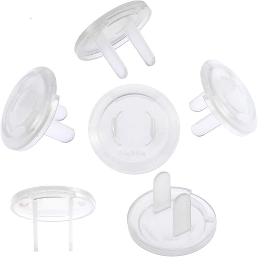 PandaEar 52 pack clear outlet plug covers front view