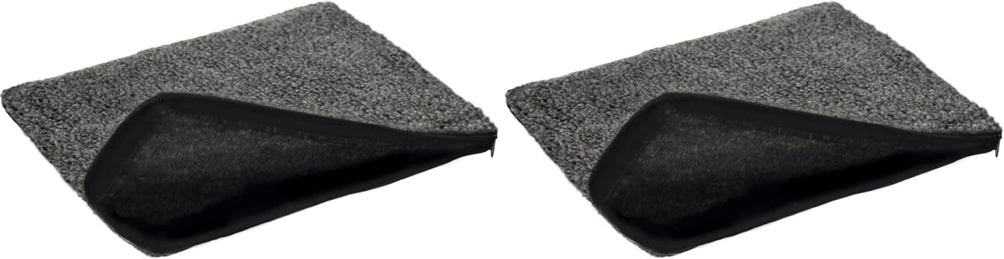 K&H Pet Products Small Animal Outdoor Heated Pad Replacement Cover, Zipper Closure, Soft & Breathable, Machine Washable, Fits K&H Small Animal Heated Pad (Sold Separately) - 12 X 9in Gray Fleece - Image 9