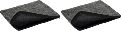 K&H Pet Products Small Animal Outdoor Heated Pad Replacement Cover, Zipper Closure, Soft & Breathable, Machine Washable, Fits K&H Small Animal Heated Pad (Sold Separately) - 12 X 9in Gray Fleece - Image 9