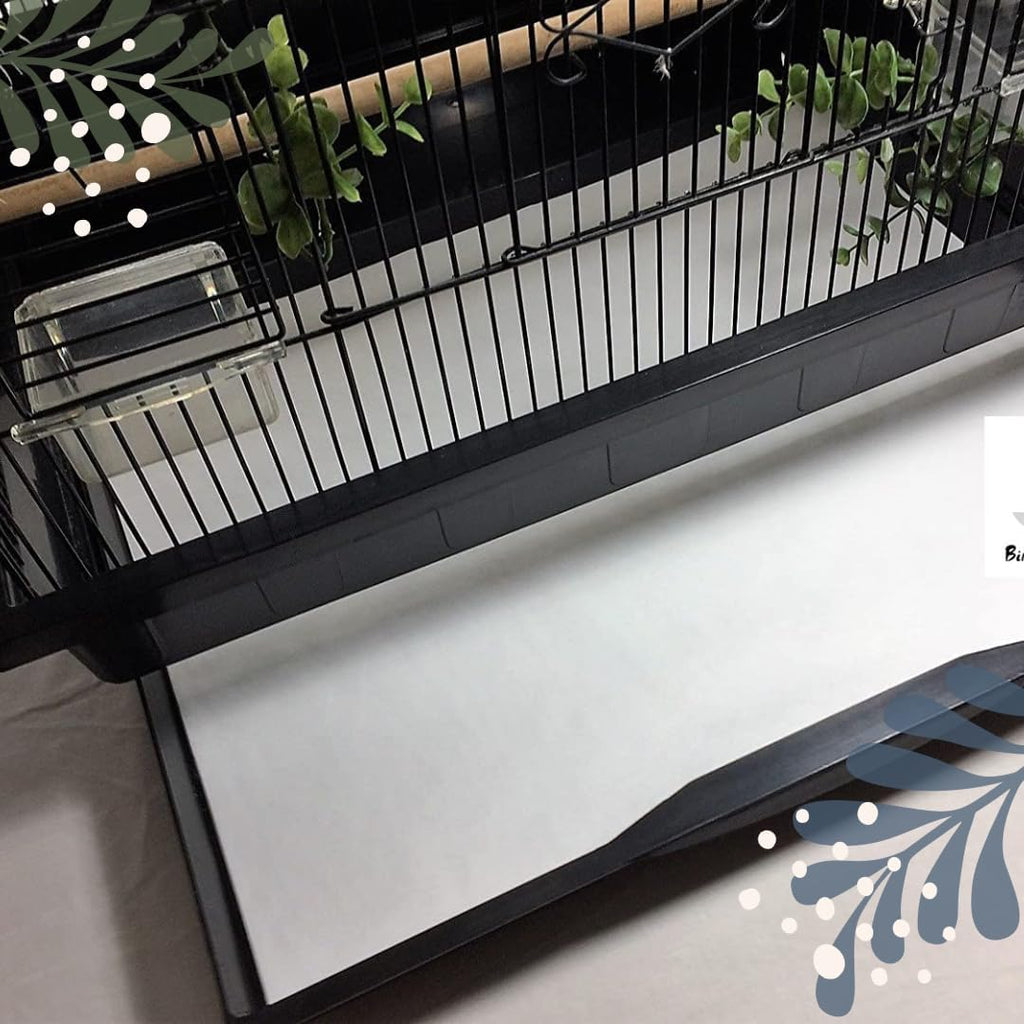 BirdCageLiners poly coated extra large custom size paper stack
