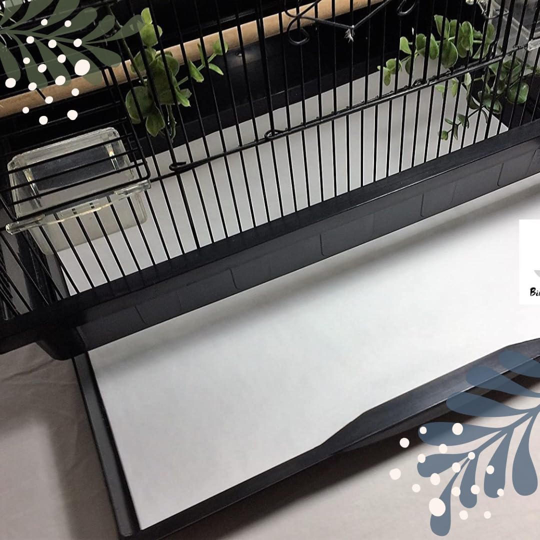 BirdCageLiners poly coated extra large custom size paper stack