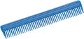 Weaver Equine plastic animal comb front view blue grooming tool