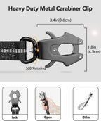 Joytale heavy duty dog leash close up of dual padded handles and traffic grip