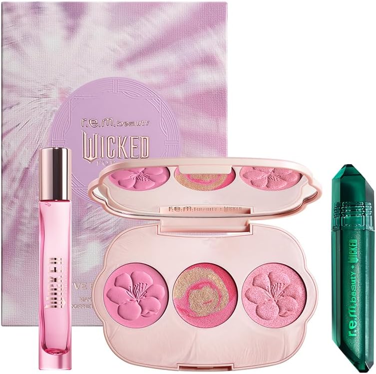 R.E.M. Beauty Wicked For Good makeup and fragrance set front view