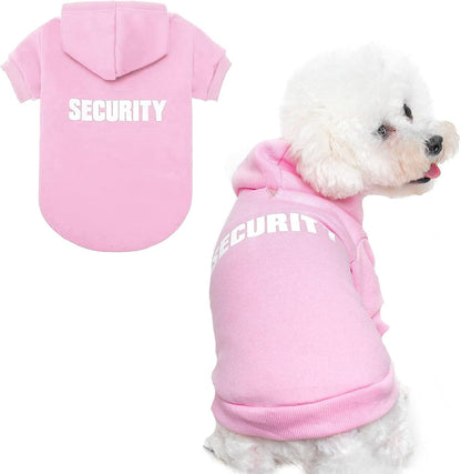 BINGPET Security Dog Hoodies Puppy Sweater Cold Weather Dog Coats Soft Brushed Fleece Pet Clothes Hooded Sweatshirt for Dog Cat - Image 13