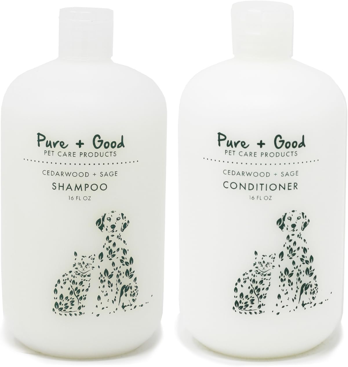 Pure + Good - Shampoo and Conditioner Set, Formulated for All Pets, Gentle and Cleansing, Made in The USA, Cruelty Free, 16 fl oz (Flea + Tick) - Image 9