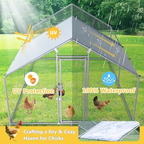 HEASON backyard chicken run displaying secure access door