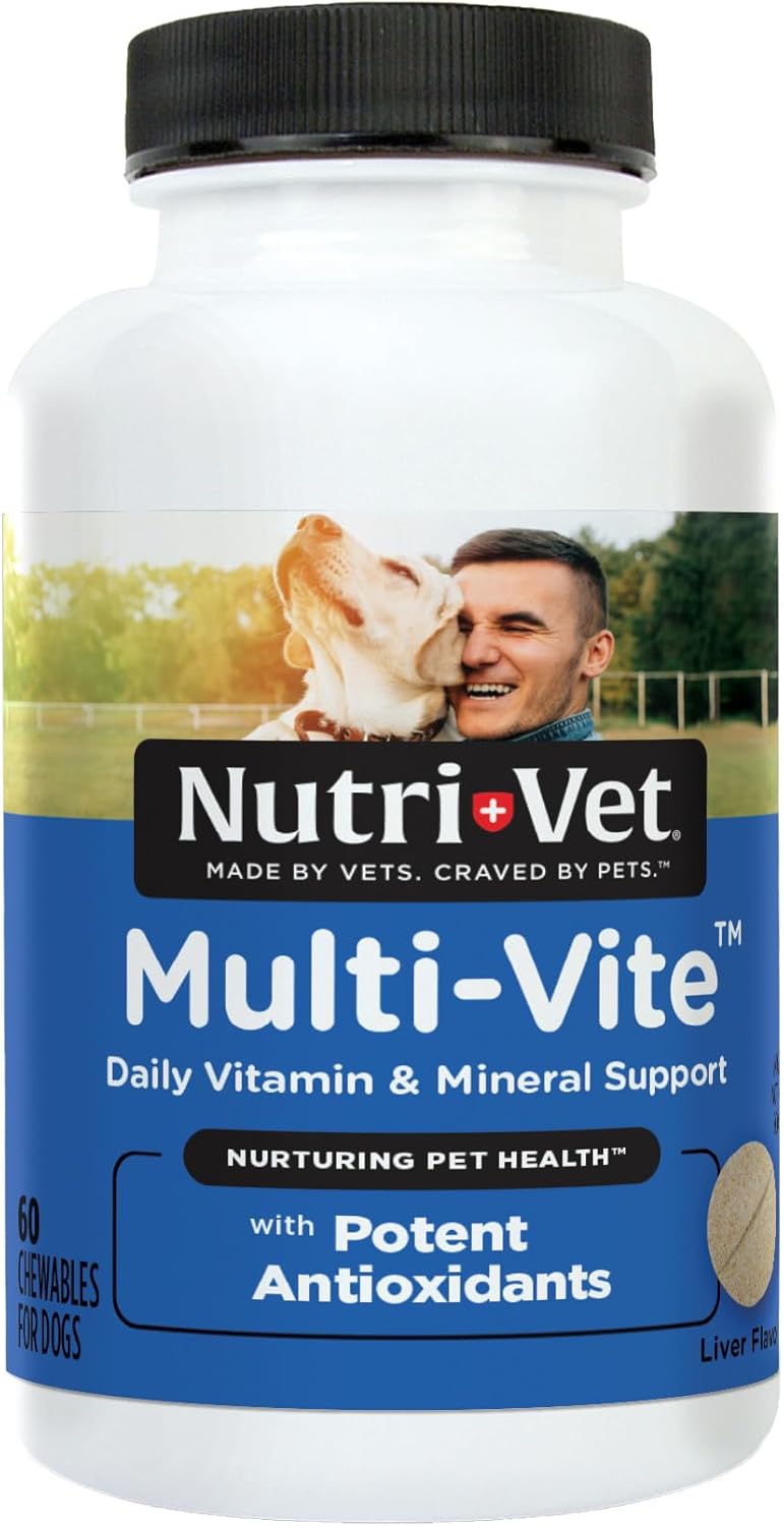 Nutri-Vet Multi-Vite Chewables for Adult Dogs, Daily Multivitamin & Mineral Supplement for Overall Health, Immune Support, and Balanced Nutrition, 180 Count - Image 12