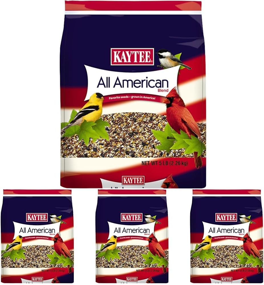 Kaytee All American Wild Bird Food Seed Blend for Cardinals, Blue Jays, Finches & Other Outdoor Wild Birds, 5 Pounds - Image 13