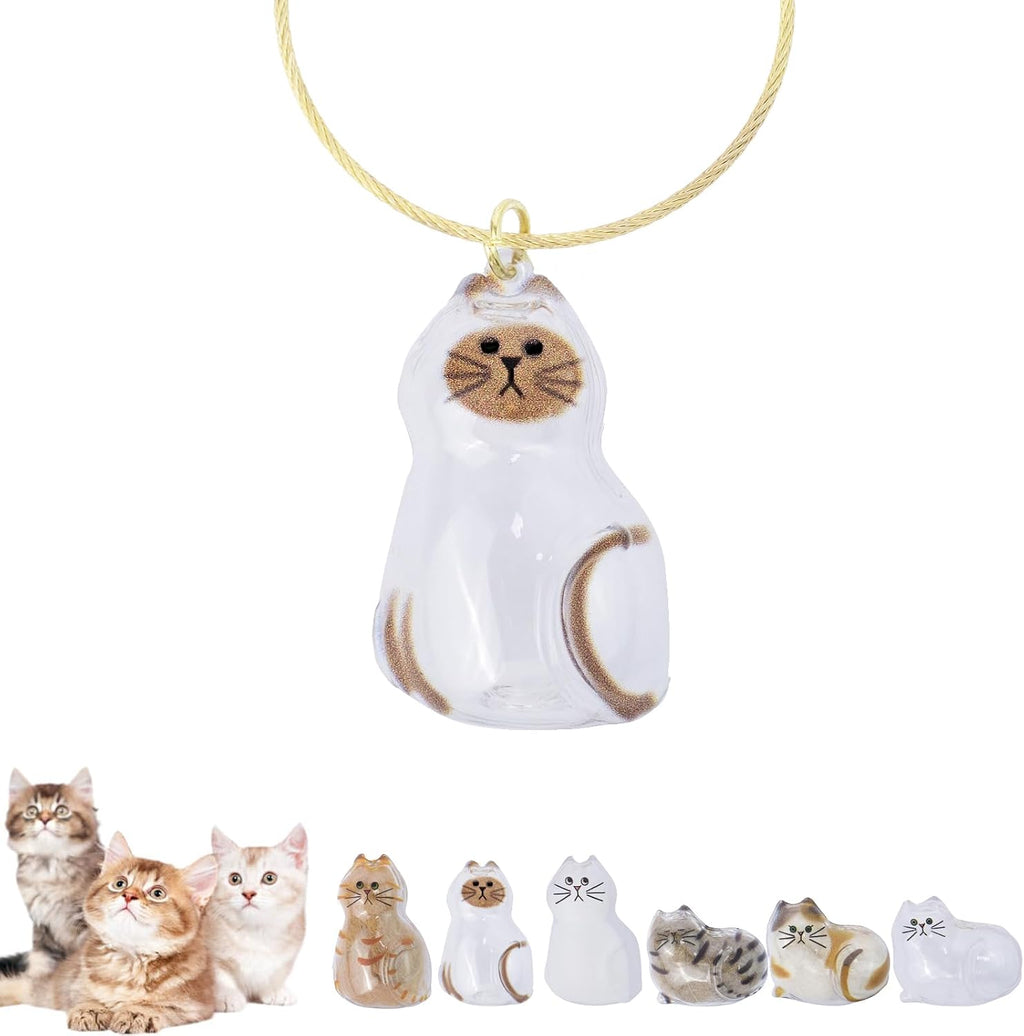 Cat Hair Storage Keychain,Transparent Cat and Dog Hair Storage Capsule,Welldonepet Cats Hairs Keychain - Image 10