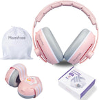 Momfree 2 in 1 baby ear muffs front view for hearing protection