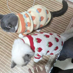 ANIAC winter cat outfit showcasing the underbelly cut and stitching