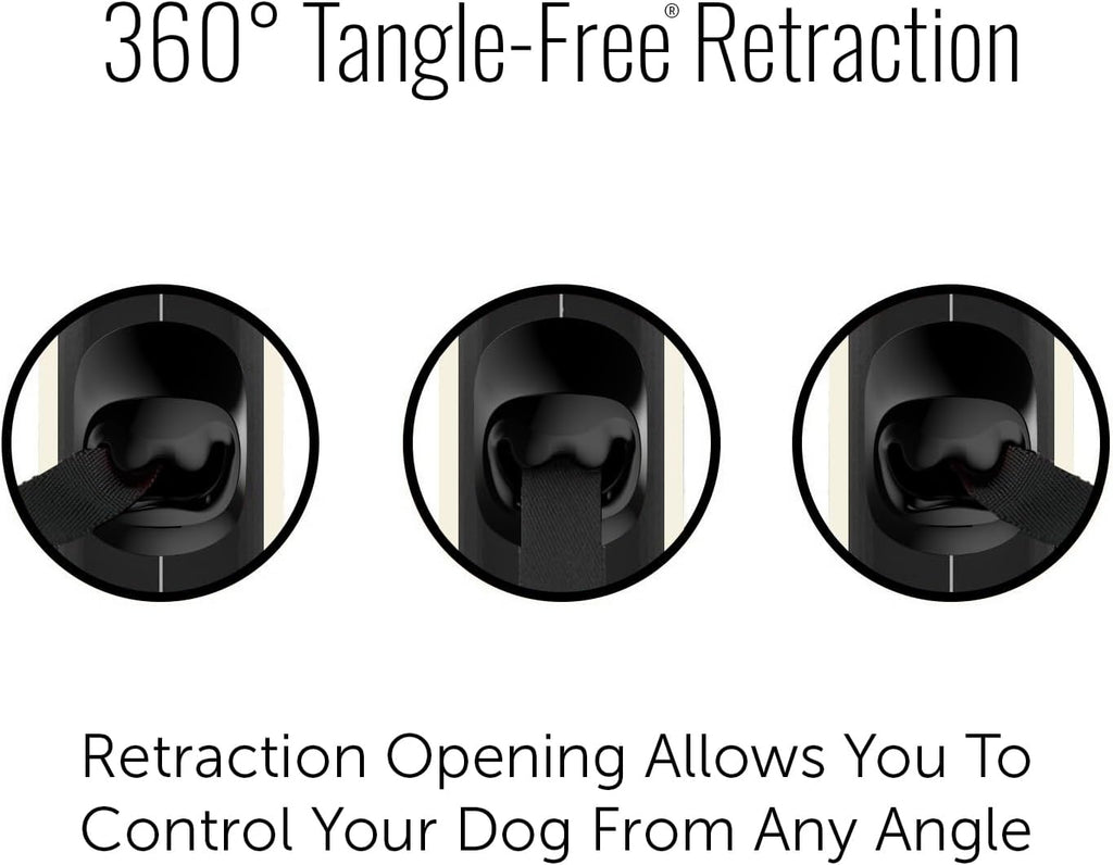 Integrated waste bag storage compartment on TUG dog leash handle