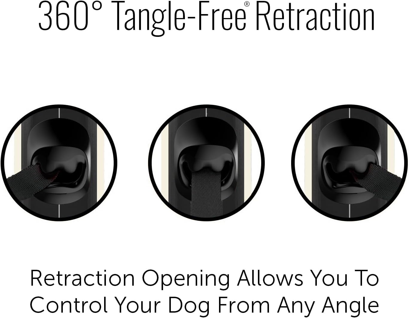 Integrated waste bag storage compartment on TUG dog leash handle