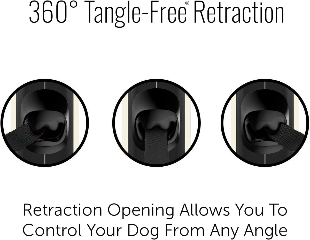 Integrated waste bag storage compartment on TUG dog leash handle
