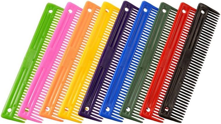 Tough 1 Polymar Animal Comb front view of the pink grooming tool
