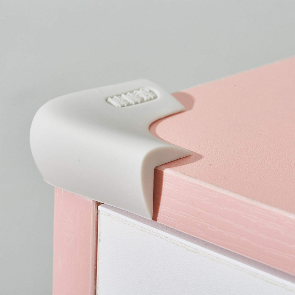 Angloria silicone corner protectors gray front view