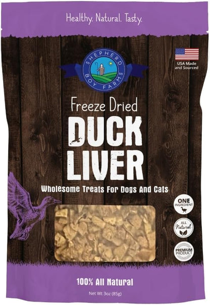 Shepherd Boy Farms Freeze Dried Dog and Cat Treats, Duck Heart, All Natural Freeze-Dried Dog Treat & Snack, Made in USA, High in Protein, Essential Nutrition of Raw Food, Single Ingredient 3oz - Image 11