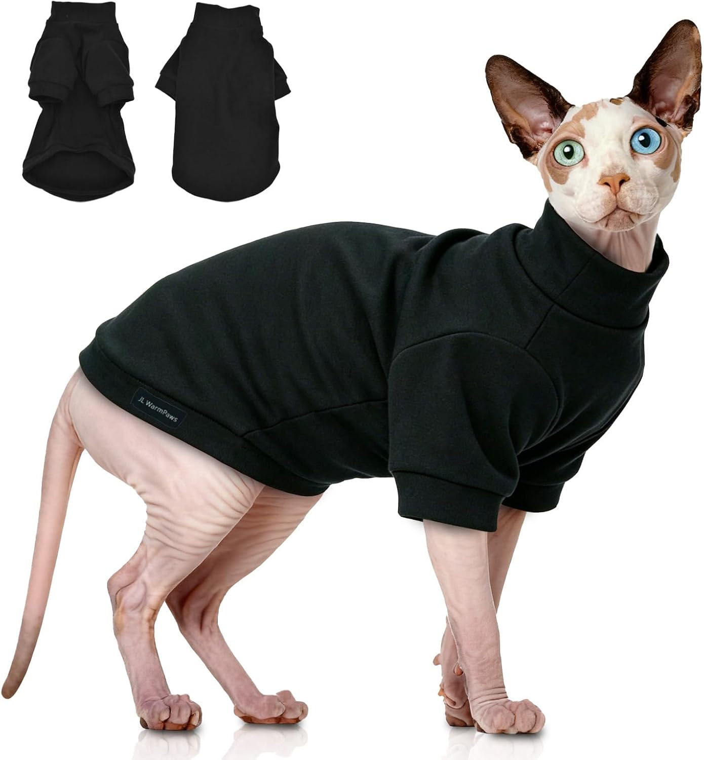 Instructions for easy machine washing of pet fleece sweater