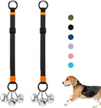 SVD.PET Dog Door Bell with Hanging Ring, Dog Bells to Go Outside for Potty Training, Can Attach to Door Knob or Anywhere Near The Door, Height Adjustable, Loud Jingle Bells for Puppies (Navy Blue) - Image 10