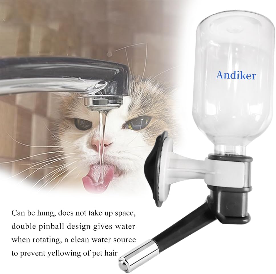 Adjustable height mechanism of Andiker dog kennel feeding bottle
